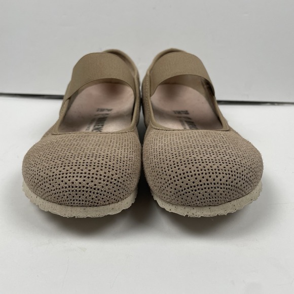 Birkenstock Tess Ballet Flat Shoes Beige CottageCore - Womens Size 8 | 39 - Picture 3 of 11